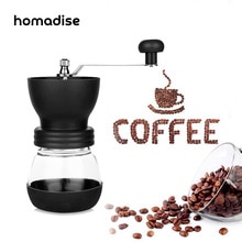 Handkoffiemolen Glas Machine Keramische Kern Draagbare Koffieboon Molen Maker Huishoudelijke Slijpmachines Gereedschap Wasbare