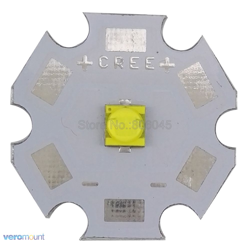10x 5W Cree XTE XT-E High Power LED Emitter Diode,Cool White/Warm White/Neutral White/ Royal Blue on 8mm/12mm/14mm/16mm/20mm PCB