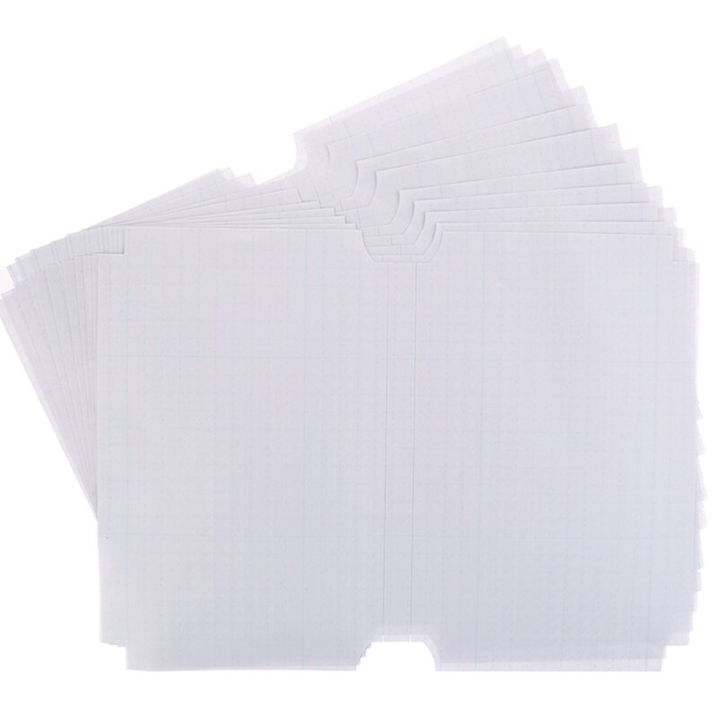 10 sheets of book cover book transparent waterproof book cover book anti-dirty protective cover