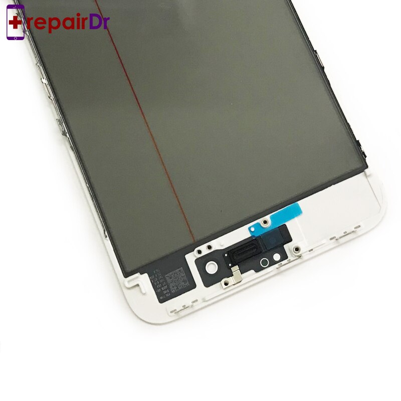 Cristal de pantalla táctil LCD Original 1:1, lente exterior con marco biselado para iPhone 6 6s Plus 7 8 Plus X Panel de cristal + OCA + polarizado