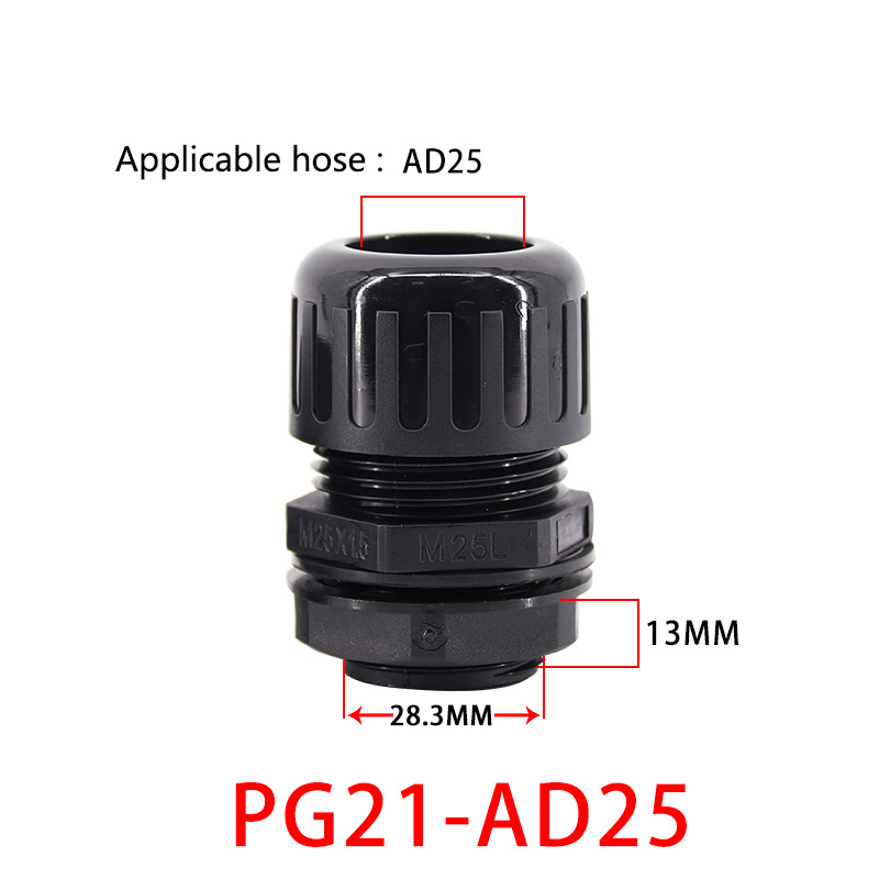 1/5/10 Stuks Balgen Waterdichte Gewricht Vlamvertragende Nylon Plastic Slang Connector Accessoires Pg Draad Kabel Bevestigingskop