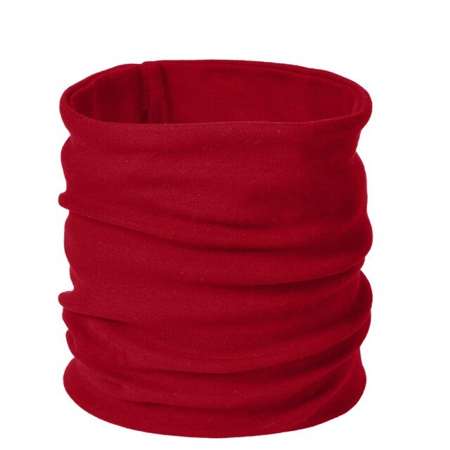 Headwear Warm Ski Half Mask Scarf Neck Gaiter Head Cover Balaclava Bandanas Sports For Skiing Snowboarding Cycling Fishing: Red