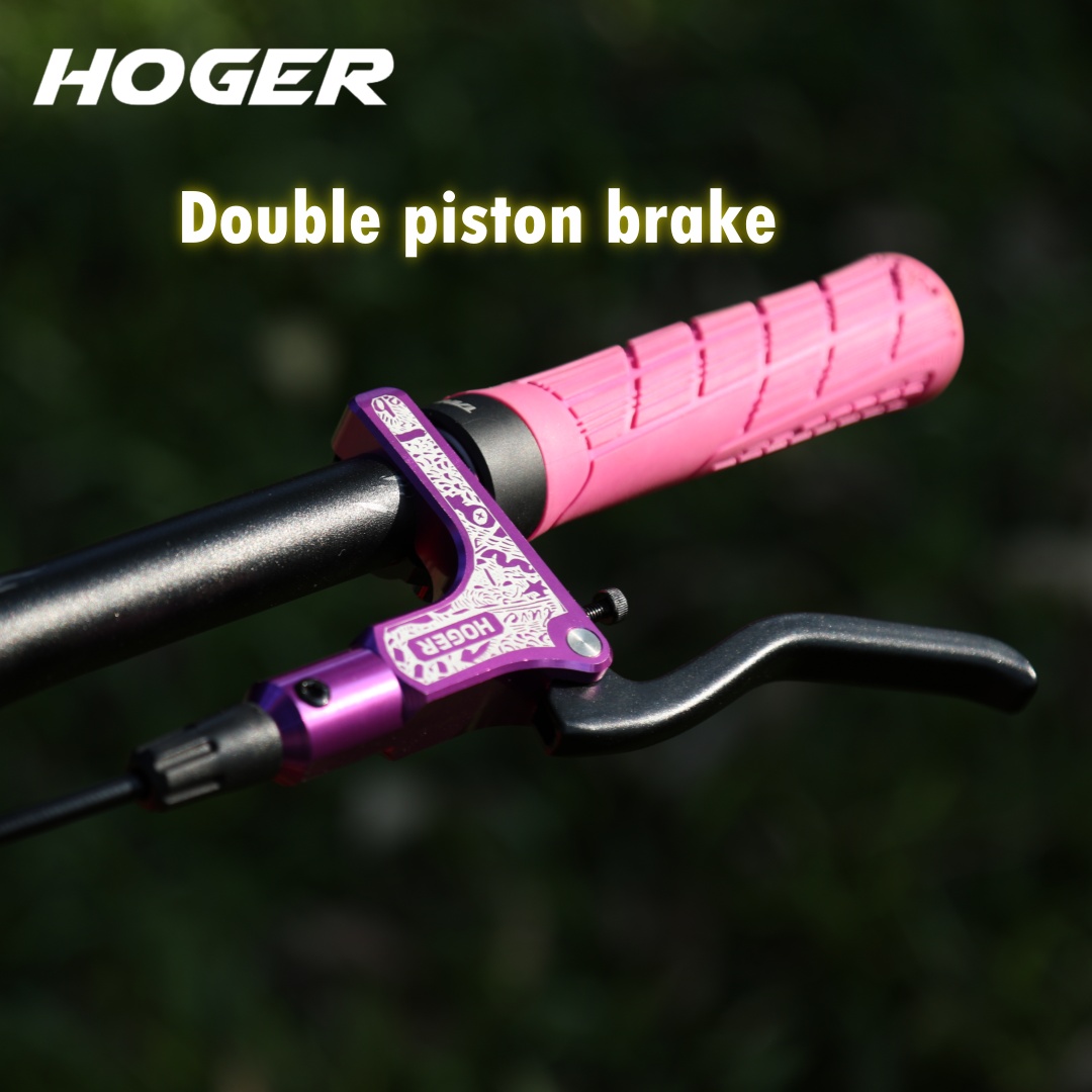 HOGER MTB Fahrrad Hydraulische Scheibenbremse Set 160mm Rotoren Öl Bremssattel Platte Vorne Hinten Mountainbike Klemme 22,2mm Griff EINE Säule