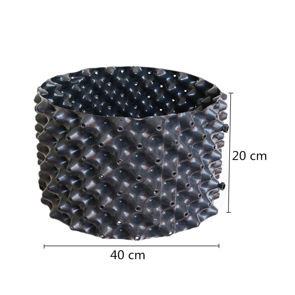 Haveplante rodkontrol formering nersery potte træ bonsai plante transplantationsværktøj hurtig rod vækst beholder 4 størrelse valgfri: 20cm x 40cm