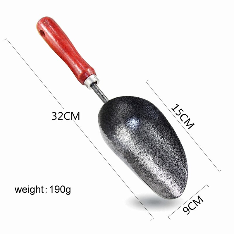 Gardening Tool Hand Trowel Bonsai Shovel Rake Cultivator Weeder Tools With Ergonomic Handle Garden Lawn Farmland Transplant: Soil spoon