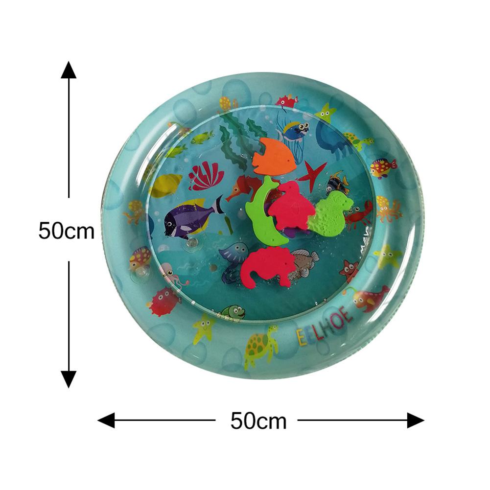 Aufblasbare Wasser Pad Spielzeug Baby Klopfte Umwelt Freundliche PVC Aufblasbare Prostrate Wasser Spiel Kissen Interaktive Spielzeug Für Ch
