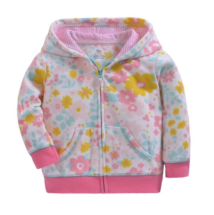 Schattige lente kinderjas gestreepte hoodies baby jongens bovenkleding cartoon beren jassen lange mouwen peuter jongens herfst tops jas jas: Roze / 24m