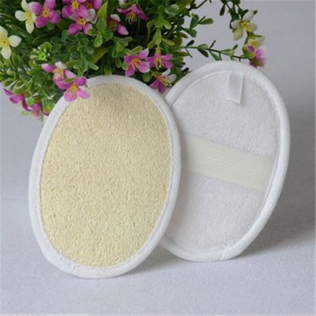 Exfoliating Loofah Sponge Pads Natural Luffa Material Loofah Sponge for Men and Women Perfect for Bath Shower and Spa: Default Title