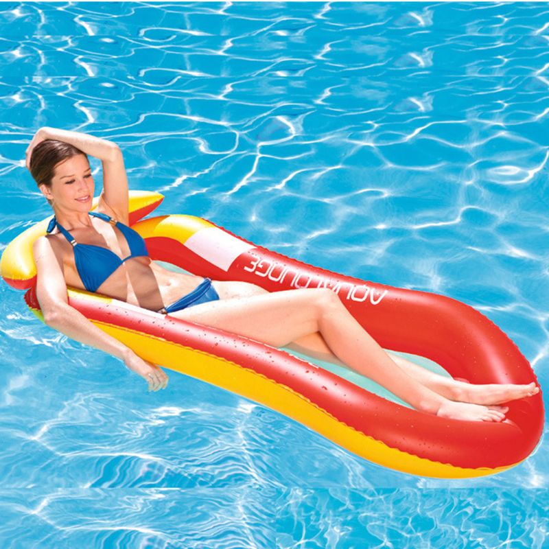 Swimming Pool Hammock Inflatable Float with Handle Multi-purpose Pool Lounge Chair Drifter Comfortable Pool Chair Water