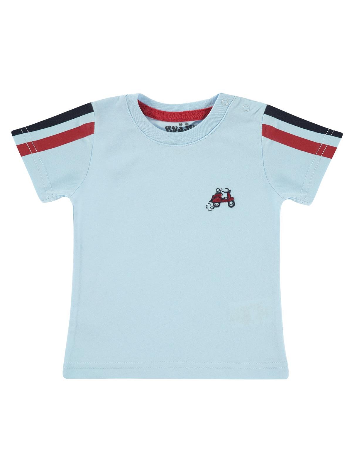 Camiseta causal de algodón de manga corta a la de verano, Camiseta de niño Civil de dibujos animados, de 6 a 18 meses de algodón % 70 poliéster 30: 12 meses