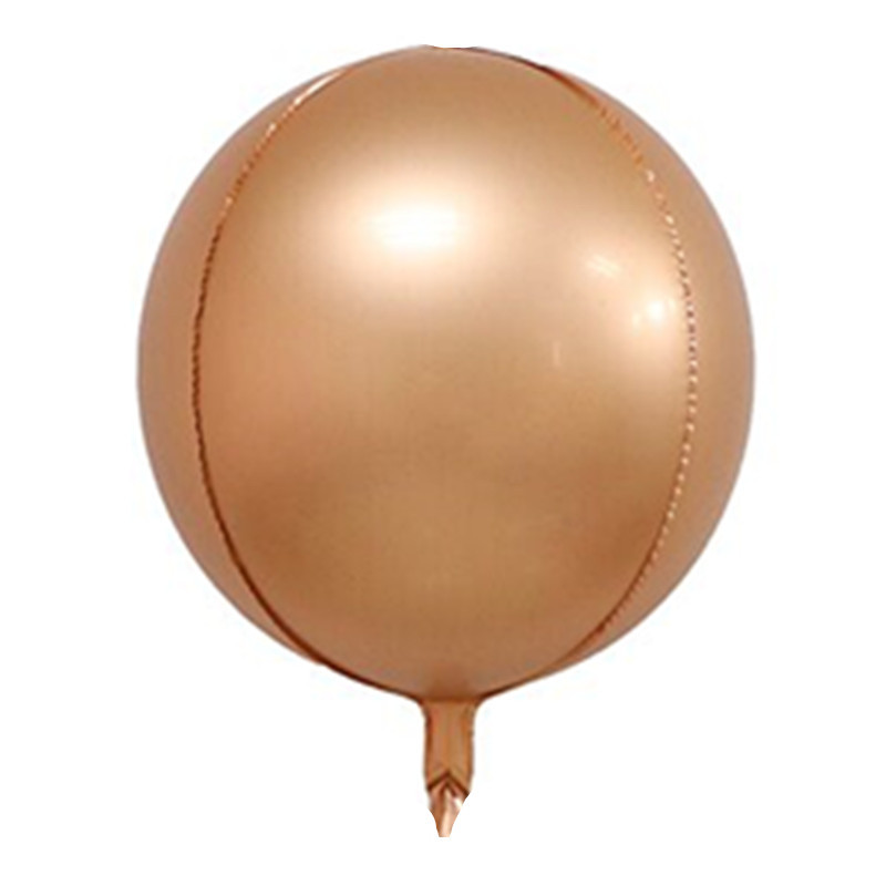 18 tum stor pärlemorskimrande 4d aluminium film ballong födelsedagsfest metall bröllopsfest dekoration bakgrund foto rekvisita