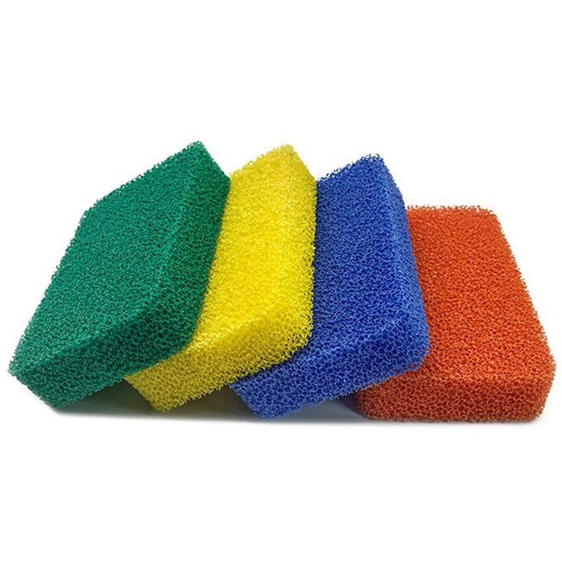 Ridsefri svamp, kan modstå klæbrigt snavs, rent, sikkert, non-stick køkkengrej, behageligt og let at holde form