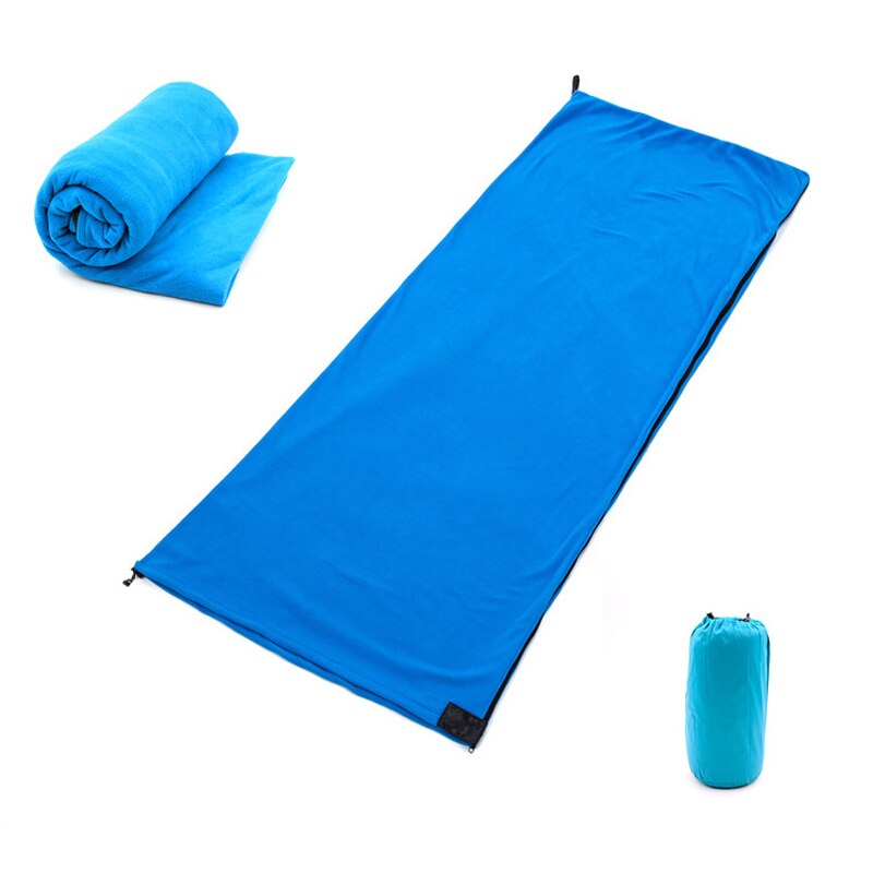 Sac de couchage en polaire pour l&#39;extérieur, sac de couchage de Camping, drap doublure, sac de randonnée, couverture, tente ultralégère, lit, voyage, randonnée