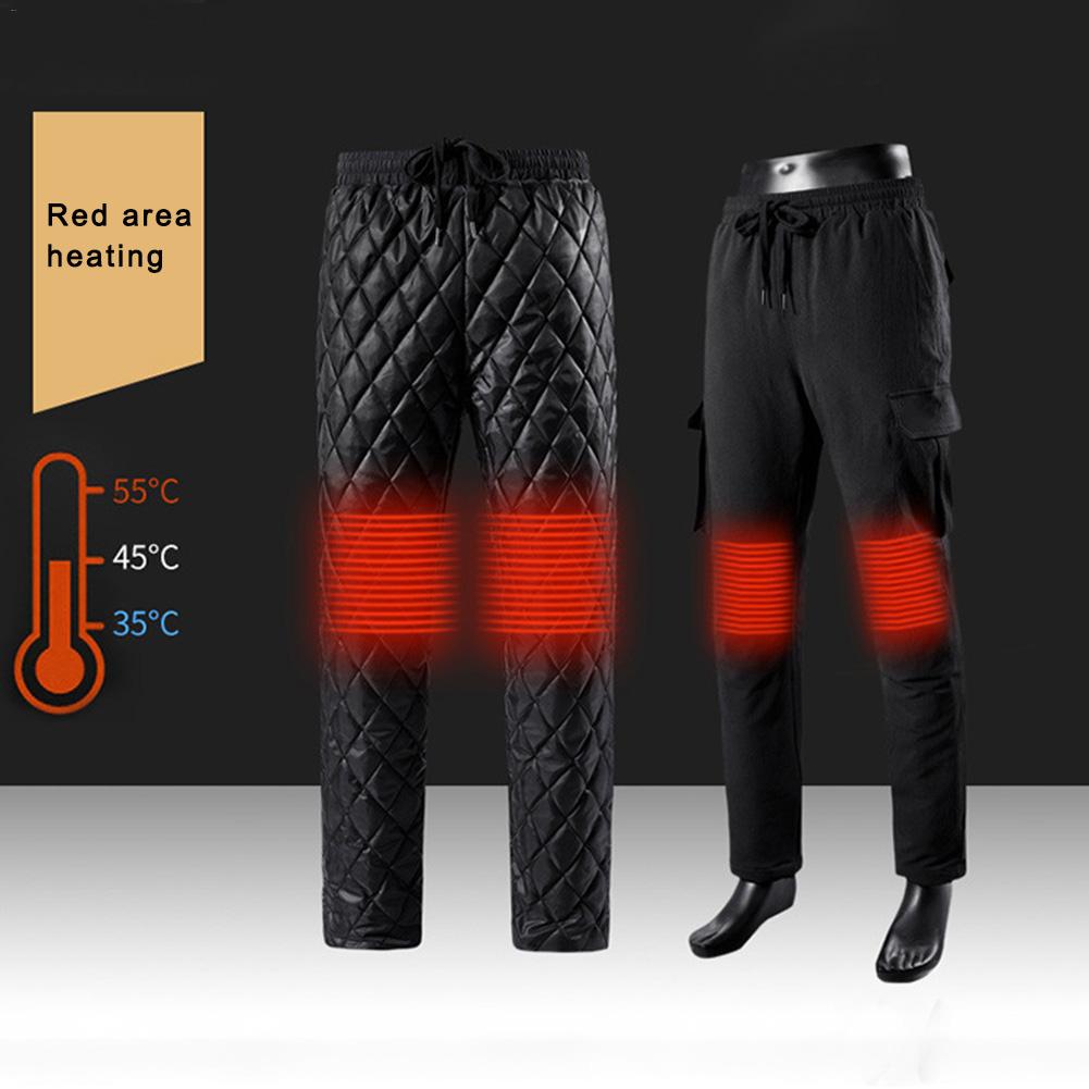 Pantalon chauffant électrique pour hommes et femmes, sous-vêtements isolants, avec couche de Base chauffante intelligente, pour Camping et randonnée