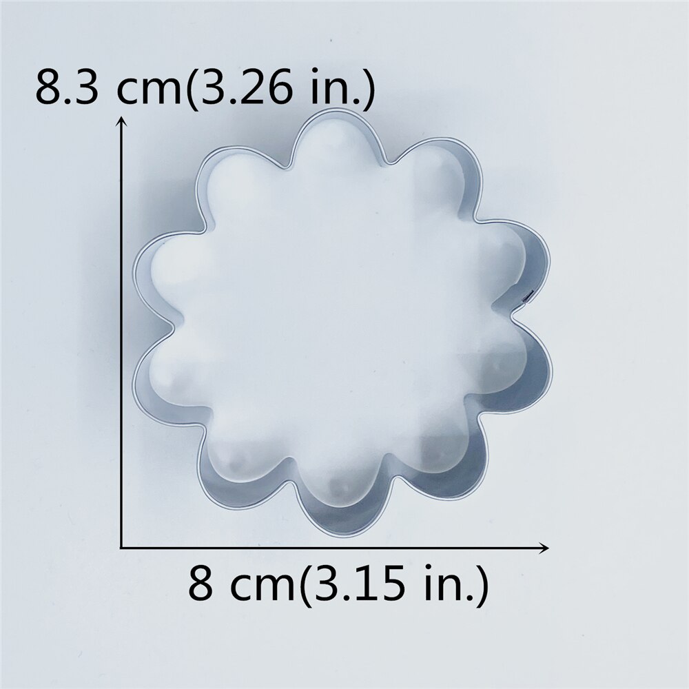 Keniao Daisy Bloem Cookie Cutter Voor Moederdag Party-8.3X8 Cm-Lente Biscuit Fondant Brood mold-Rvs