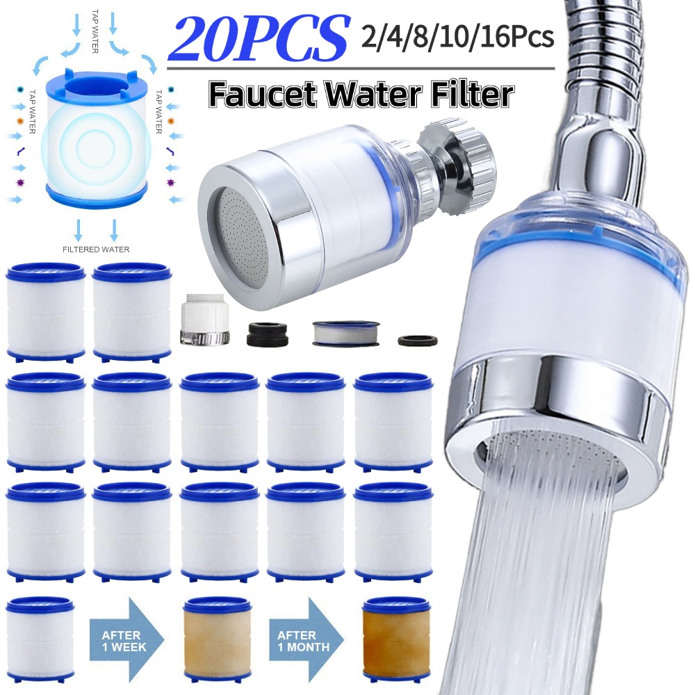 Filtre supporter ficateur d'eau pour la douche, filtre filtrant, filtre de cuisine HORemover Combo ine Splash Anies, adaptateur 152, 2-20 pièces