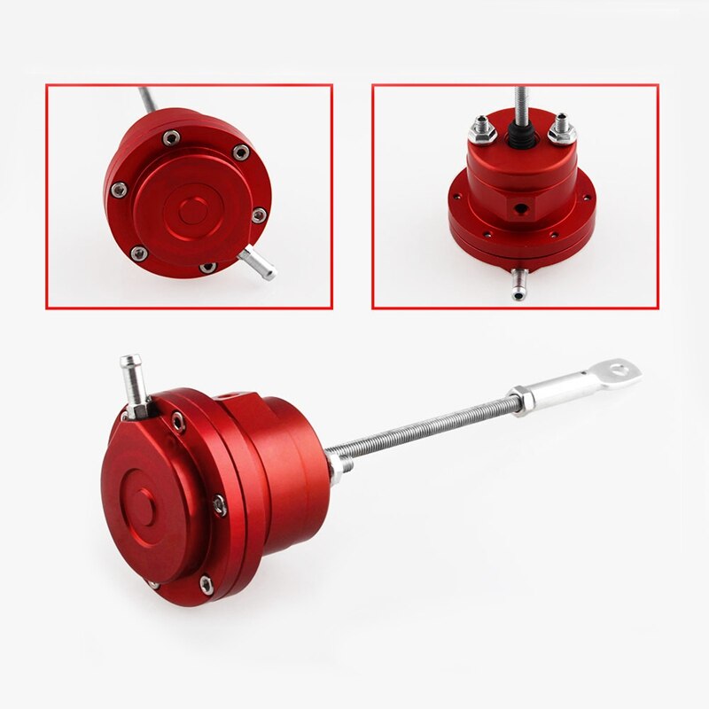 Justerbar turbo ställdon intern wastegate ventil turboladdare aluminiumlegering bil turbo magnetventil tillbehör