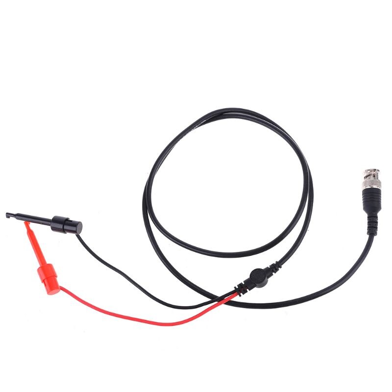 1.1M BNC Oscilloscope Test Probe Dual Hook Clip Male Plug Cable Lead Wire Connector Oscilloscope Accessories