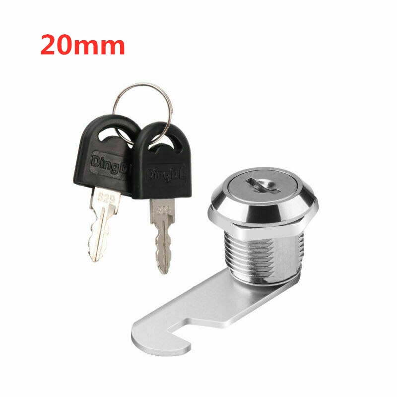 Cam Cilinder Sloten Deur Kast Mailbox Hangslot Ladekast Doos Slot Met 2 Sleutels Voor Meubels Hardware: 20mm