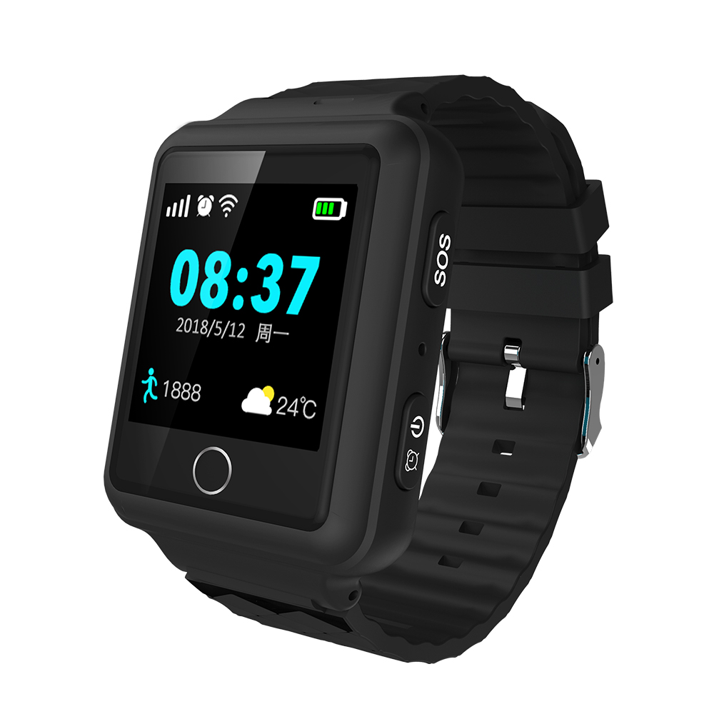 GPS Horloge Tracker voor Elederly Kids RF-V38 GPS LBS WiFi Tracking Waterdicht Voice Monitor S0S knop twee-weg Talk op Google Kaart