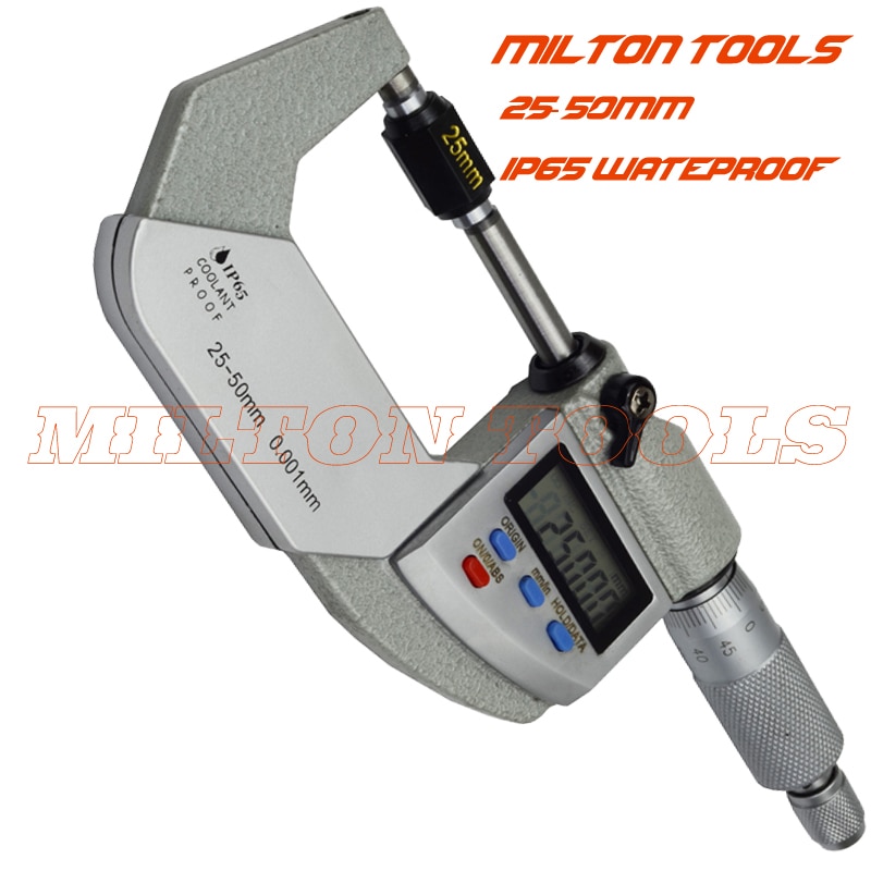 0-25mm 25-50mm 0.001 mm digital micrometer IP65 Waterproof Digital Outside Micrometer electronic micrometer tool