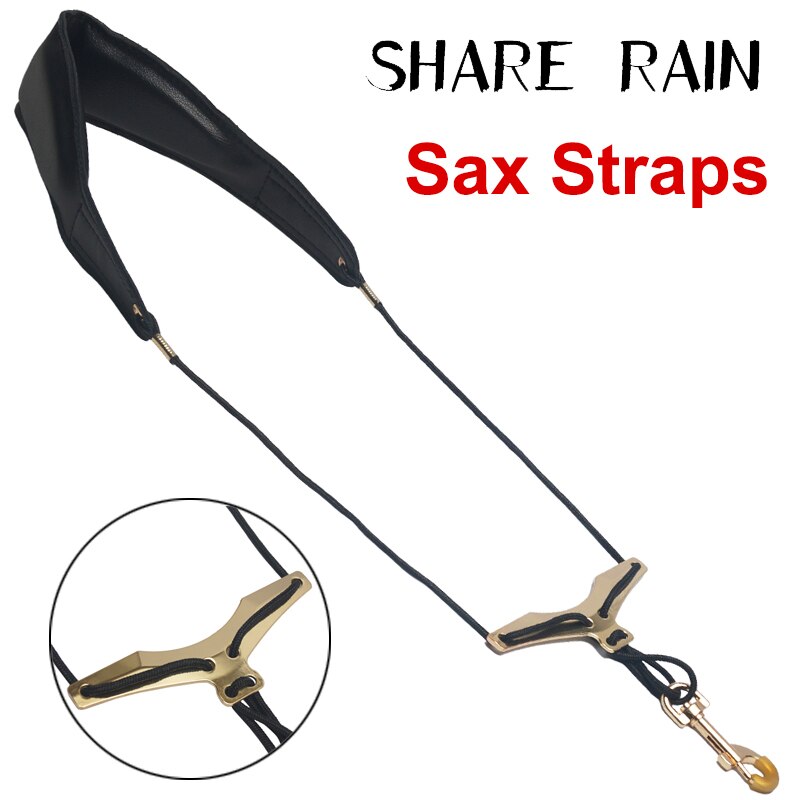 SHARE RAIN Sax Hanging belt Shape of wild geese flying Soprano Sax Alto Sax Tenor Sax universal Comfort