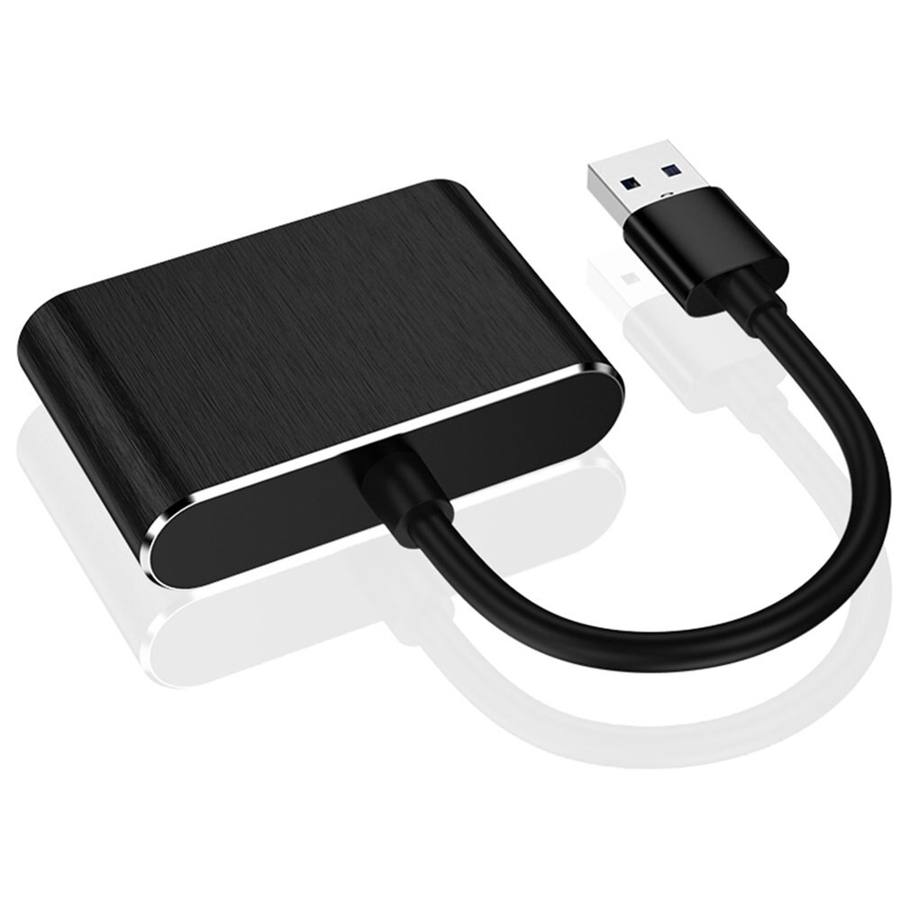 USB 3.0 to Dual HDMI-Compatible USB 3.0 PD Converter 3 in 1 USB Dock Station Hub 5Gbps Adapter Cable For Phone Macbook Laptop TV