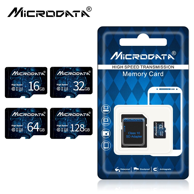 100% Echte Originele Micro Sd-kaart 128Gb Met Gratis Adapter Memory/Tf Card Sd Card 16Gb 32gb 64Gb Cartao De Memoria Klasse 10