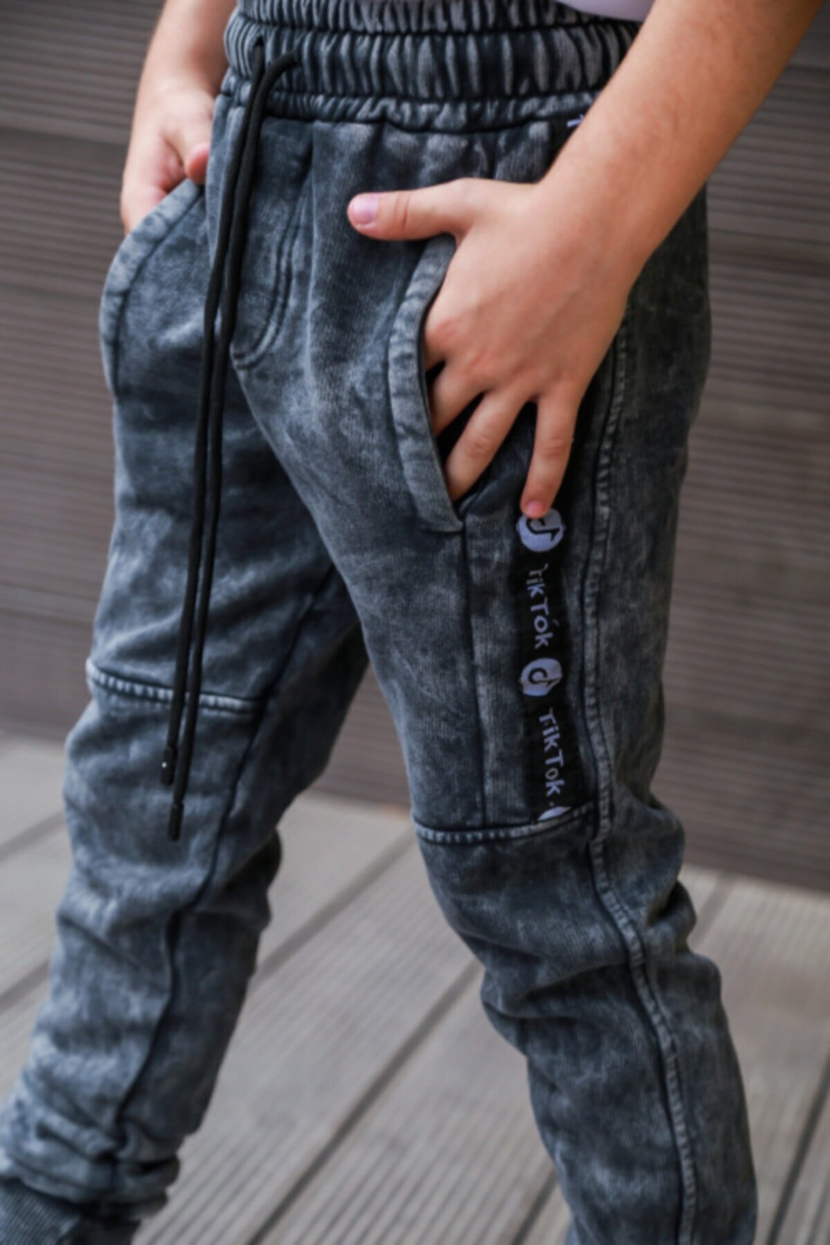 Boy Sweatpants Thick Şardonlu 3 Corded