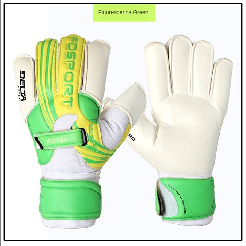 Adult Soccer Goalkeeper Gloves Finger Protection Target Thick Latex Footbal Goalkeeper Gloves Men