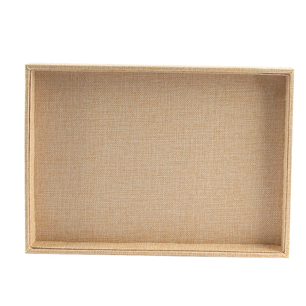 Smykker opbevaring bakke ring armbånd organisator øreringe holder til skuffer: Flad bakke