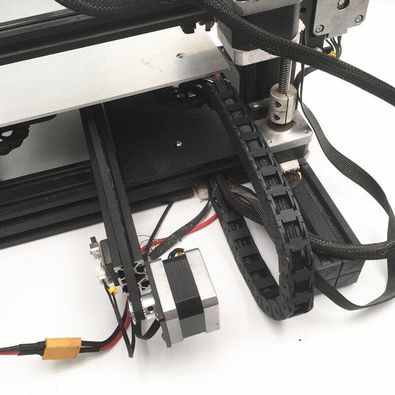 1set Creality Ender-3/3S pro Y axis cable drag chain and aluminum Strain relief ender 3 cable chain