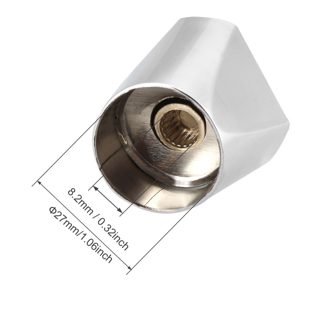 Uxcell kranvred handtag 29mm dia universal ersättning handtag kit silver ton 4 st