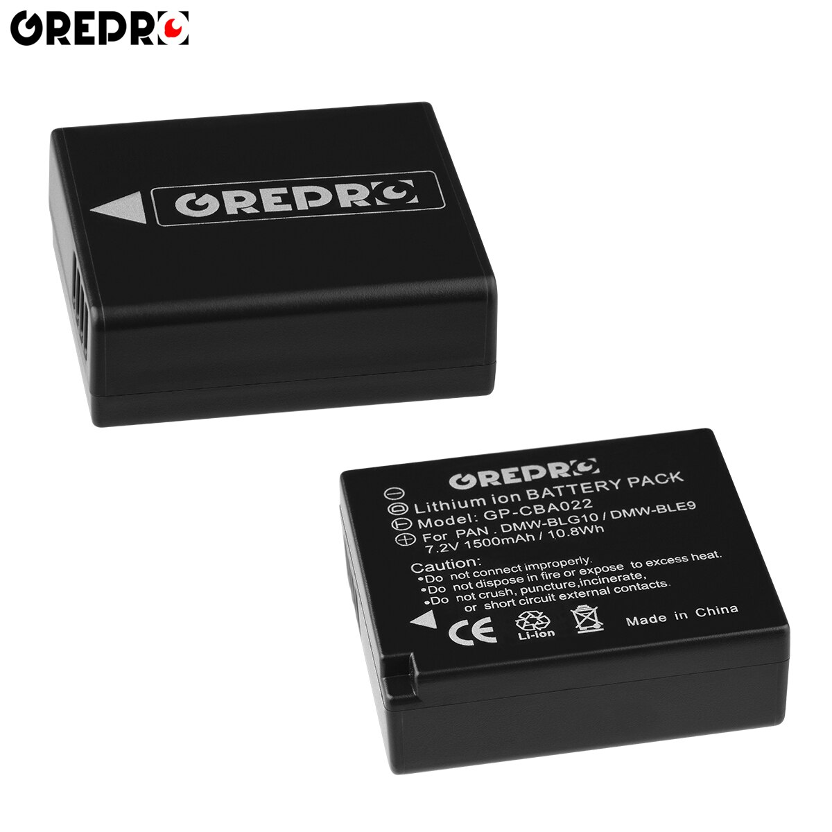 Batterie et chargeur pour Panasonic Lumix DMW-BLG10 DMW-BLE9 DMW BLG10, pour DMC TZ100, DMC-GX80 GX9, TZ80, LX100, DMC-GX7, DC-TZ90: 2x Battery