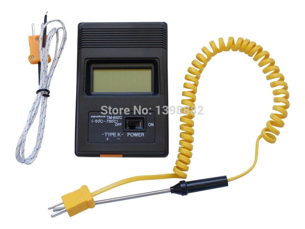 tm-902c temperature meter digital Thermometer + Thermocouple Probe + Thermocouple Needle Probe