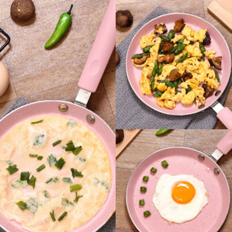 10 Inch Pink Double-Use Melaleuca Cake Pan Pan Pan Nonstick Steak Crepe Pancake Omelette
