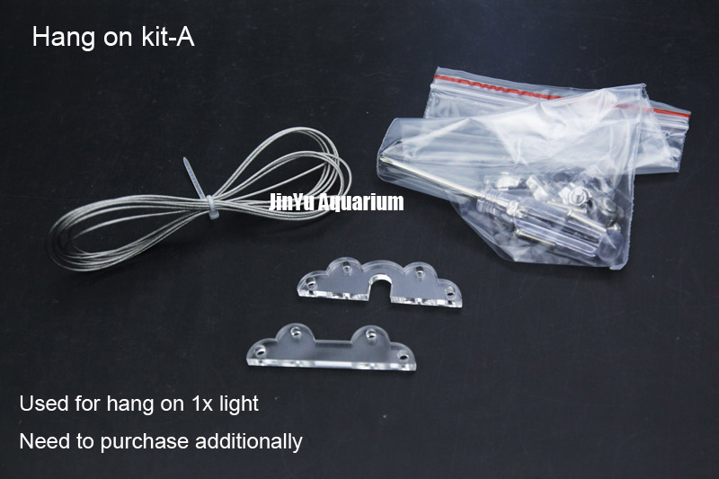 Chihiros LED Smart controller commander dimmer timer metal bracket hang on kit accessory water plant grow power supply adapter: RGB hang on kit A