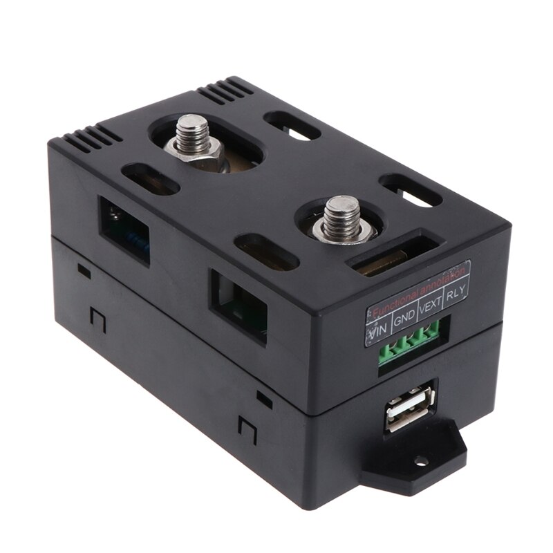 DC 400V 300A Wireless Bi-directional Voltmeter Ammeter Capacity Volt Power Meter #0616