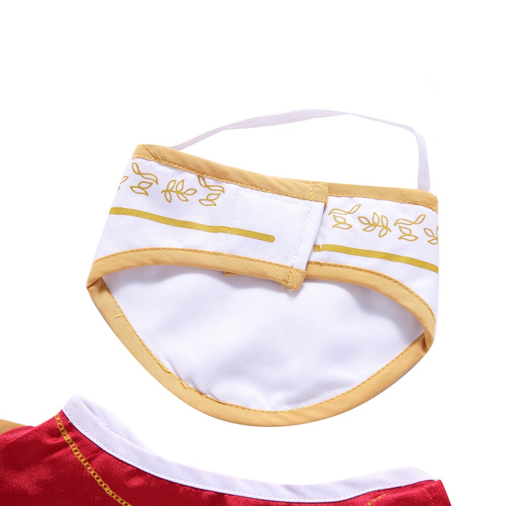 GLORIOUS KEK Pope Dog Costumes Halloween Dog Clothes Pet Dog Cosplay Godfather Suit with Hat Small Dogs Dress Xmas Party Costume