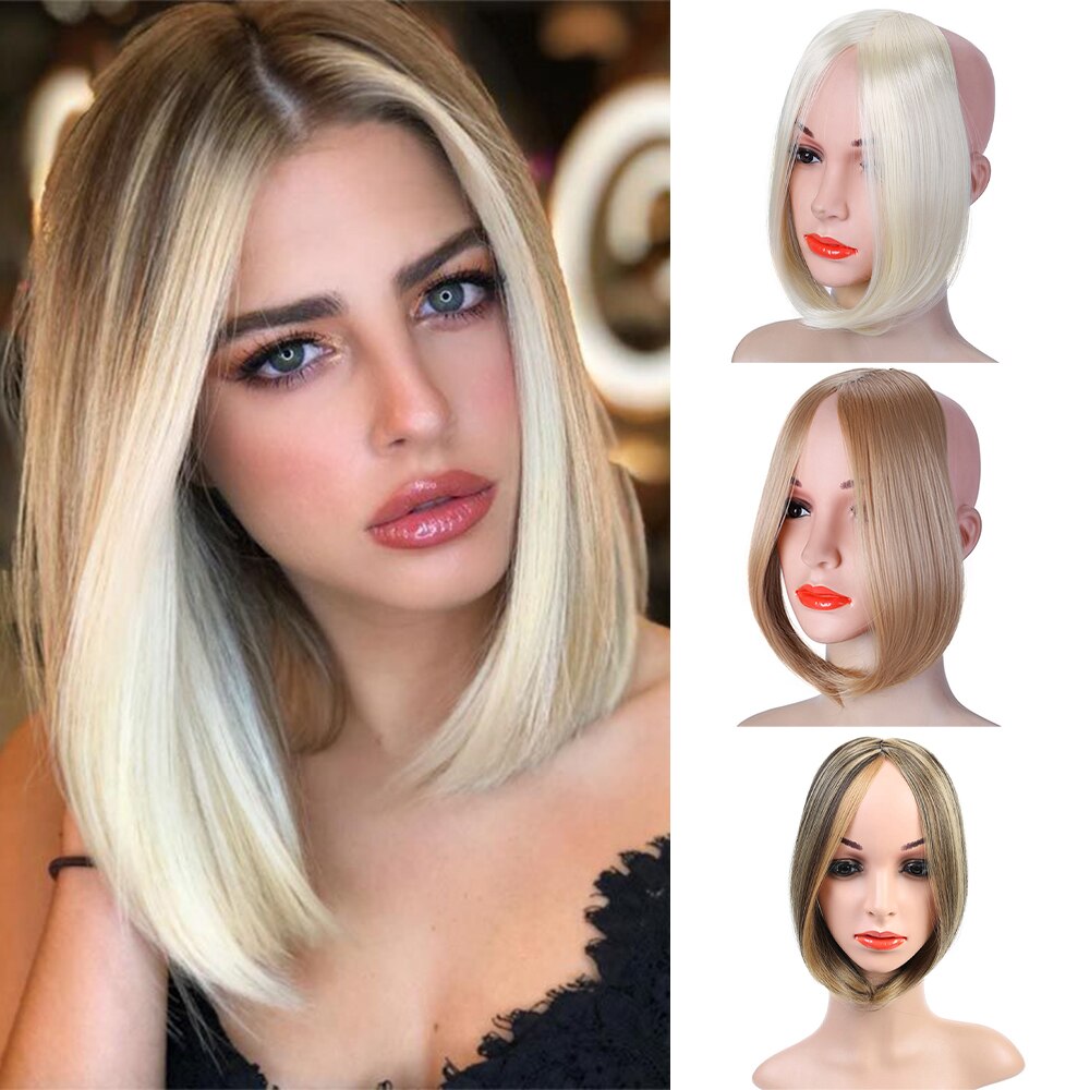 PAGEUP Long Clip In on Front Hair Bang Side Fringe Hair Extension Real Natural Synthetic Bangs Hair Piece