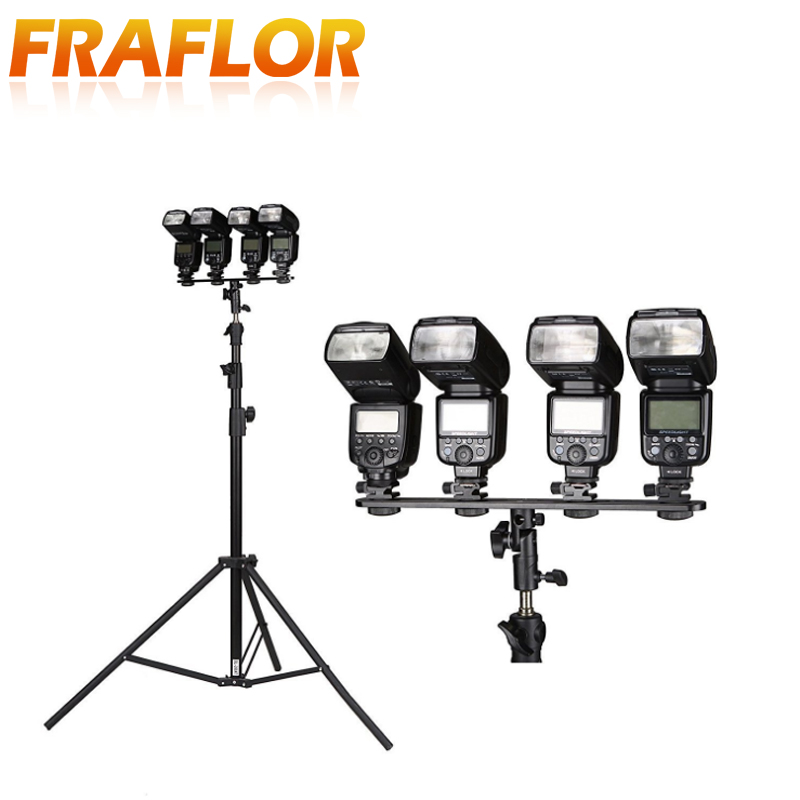 4 Camera Lichten Bracket Flash Beugel Vaste Reflector Houder Paraplu Beugel Top Flash Bracket Apparaat CD50 Dslr Video Camcorder
