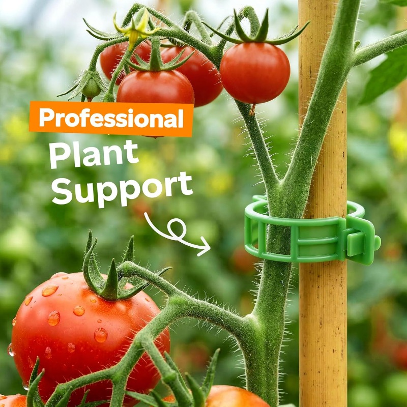 600/10x Plant Support Clips Climbing Plants Fixing Clips Grape and Vine Vegetables Buckle Prevent Tomatoes From Falling Off