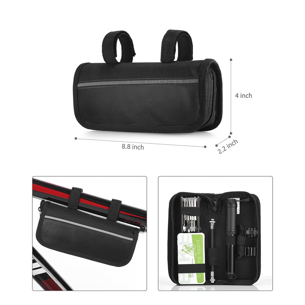 Bicycle Repair Bag Bicycle Tire Pumps Multi-tool Portable Patches Fixes Maintenance Bike Repair Tool Set XD88