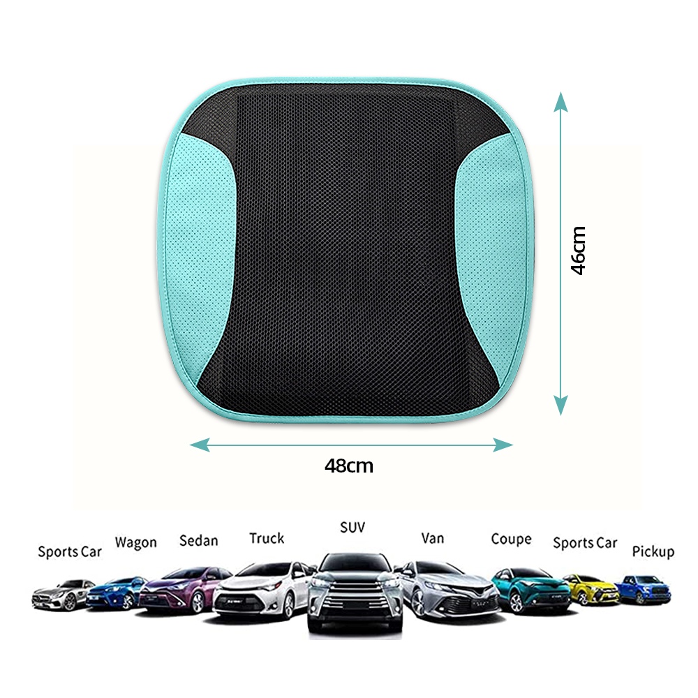 Coussin de siège de voiture universel ventilé, USB, protection de siège de voiture, Cool Pad, respirant, antidérapant, pour la maison et le bureau