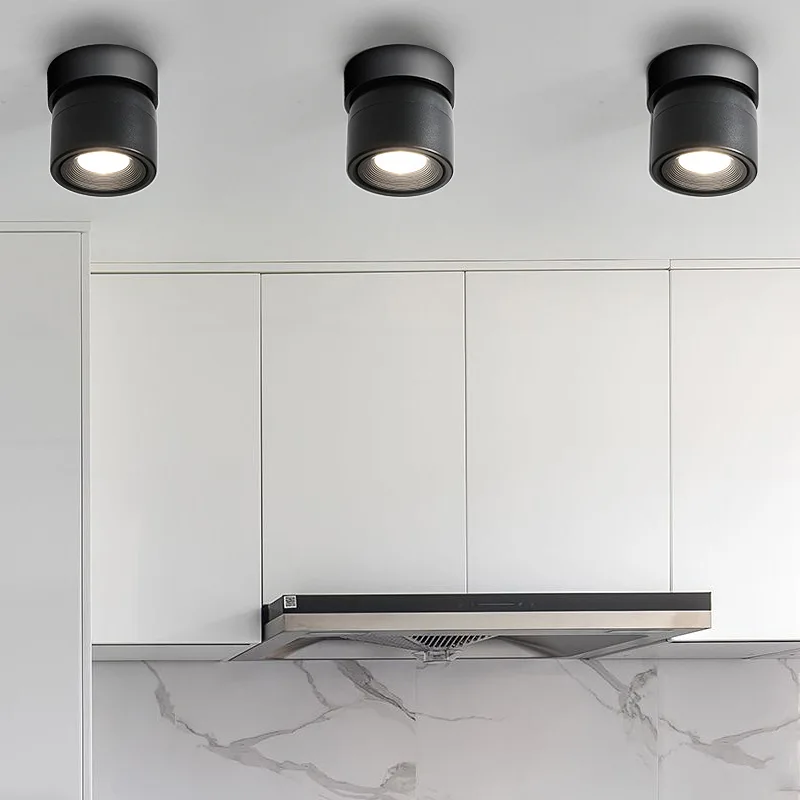 Spot Led Downlight Ceiling Lamp Spotlight Led Lights Down Light for Kitchen Home Decor Surface Mounted 3colors Lighting Luminair