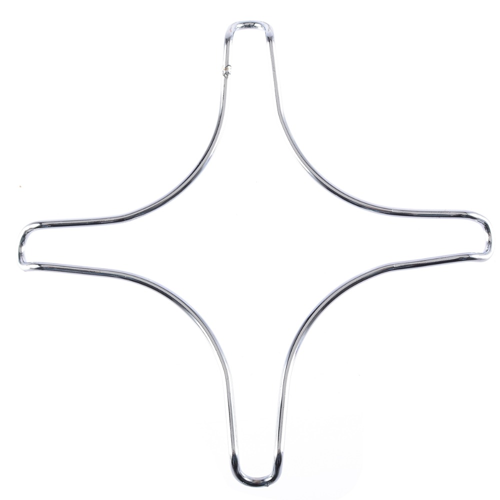 Universal Chrome Plated Metal Stove Top Coffee Maker Pot Trivet Stand Gas Cooker Hob Pan Support Rack For Kitchen Cooking