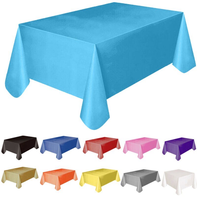 Tischdecke Tabelle Startseite Rechteck Party Hochzeit Geschirr Thema Leinen- 11 Farben