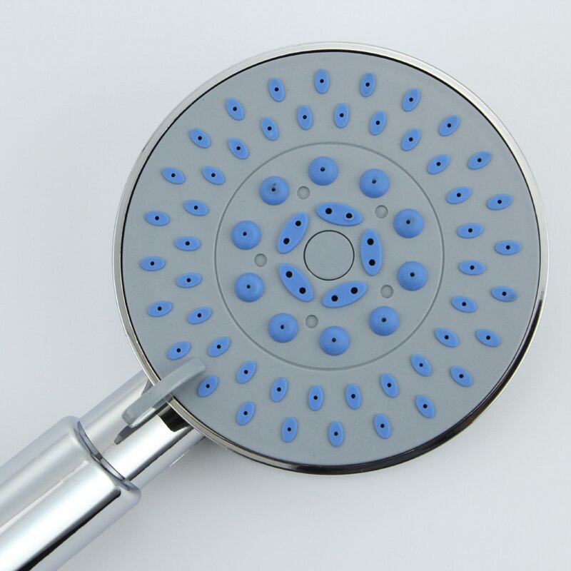 VEHHE Verstelbare 5 Functie Gear Regendouche Waterbesparende Douchekop Houvast Chrome Silicagel Gaten Douchekoppen Nozzle