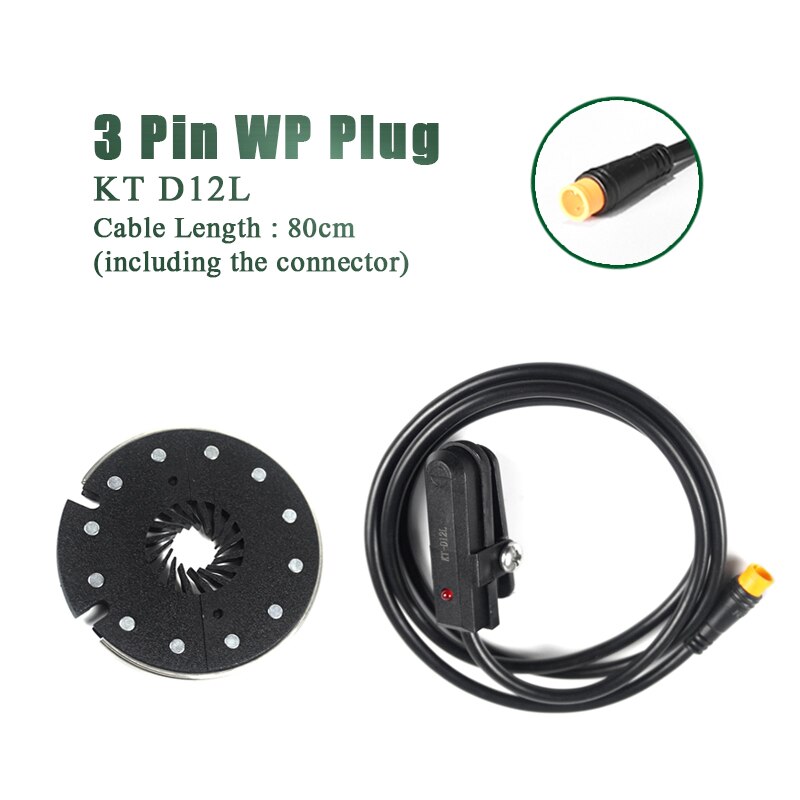Kt  d12l pas sensor 12 magnetiske ebike deler tilbehør elektrisk sykkel pedal assistent sensor for elektrisk sykkel konverteringssett: D12l wp