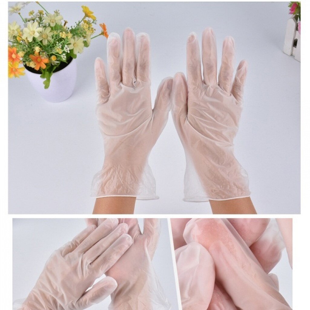 100 Pairs Rubber Handschoenen Comfortabele Wegwerp Monteur Nitril Handschoenen Examen Afwassen Werk Keuken Fruit Groente Handschoenen